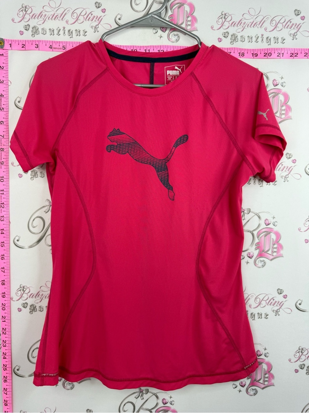Puma Women’s Short Sleeve Performance Tee in Bright Pink
